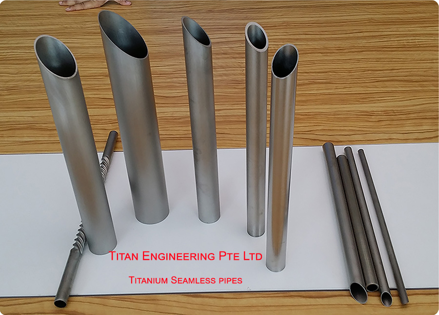 Titanium Seamless Tubes, Welded Pipes for Heat Exchangers
